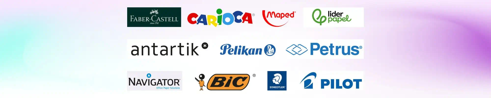 Logotipos de las Mejores Marcas de Papelería en Papeleris