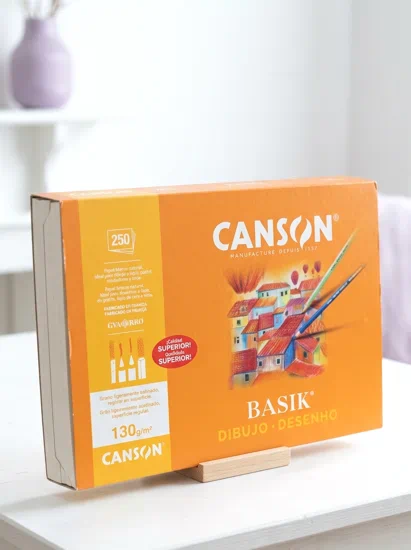 Cajas de doscientas cincuenta laminas de dibujos de marca canson | láminas de dibujo
