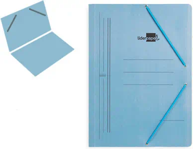 Carpetas con goma sin solapas o sencillas de carton | Carpetas con gomas