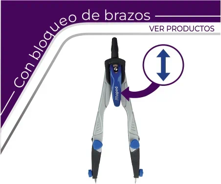 Categoria de compases con bloqueo de brazos | Compases de dibujo