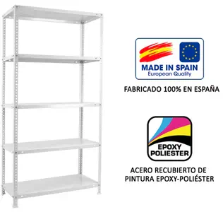 Estanteria metalica montaje con tornillos | archivadores