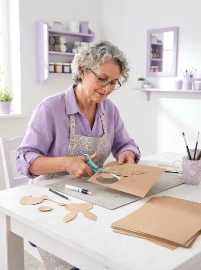 Hojas de cartulina de papel kraft din a4 | papel kraft