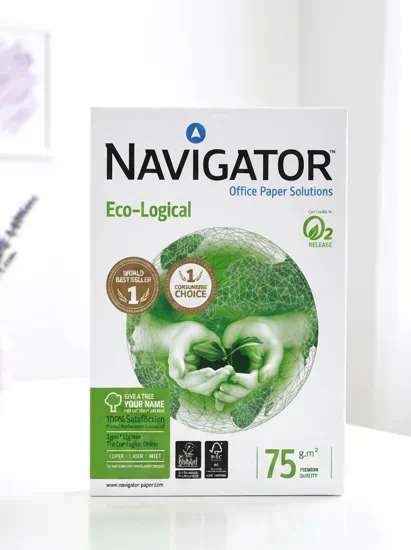 Papel reciclado de 75 gramos navigator ecological | papel para impresora