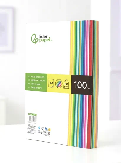 Paquetes de folios de colores A4 de 100 hojas | folios de colores