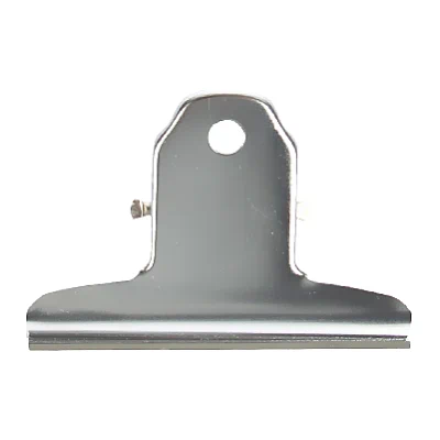 Pinzas grandes niqueladas para carpetas | clips