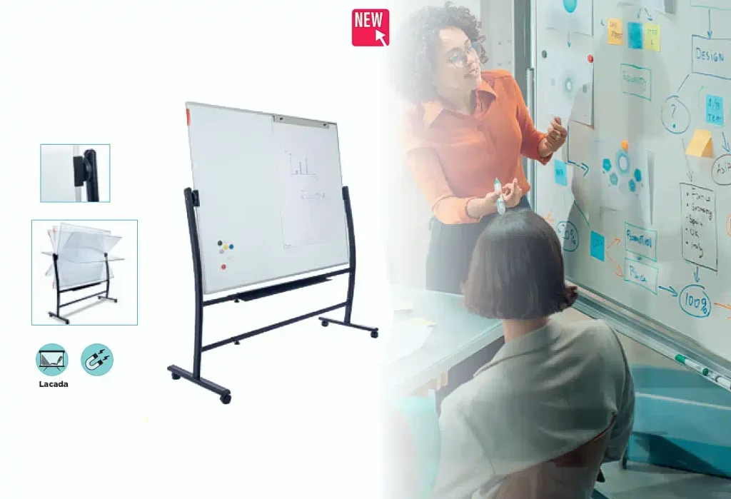 Pizarra blanca con ruedas | artículos de una papelería