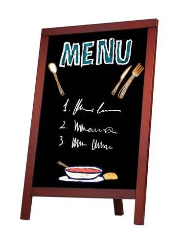 Pizarra de hosteleria de exterior con marco de madera mas vendida | pizarras