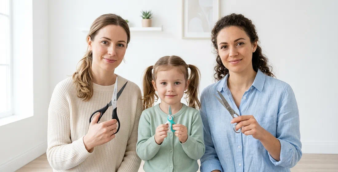 Portada pagina de tijeras escolares de oficina y para tela | Tijeras