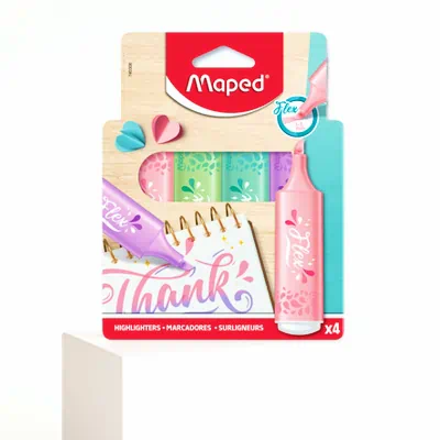 Subrayadores,Rotuladores Fluorescentes,Rotuladores Fosforitos | Rotuladores fluorescentes de diseno Maped | Papeleris