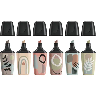 Subrayadores,Rotuladores Fluorescentes,Rotuladores Fosforitos | Rotuladores fluorescentes de diseno mini stabilo nature serie | Papeleris