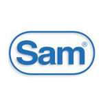 Marcas de papelería, logotipo Sam en Papeleris