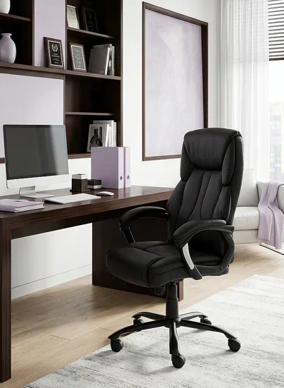 Silla de director calidad precio con ruedas negra | sillas de escritorio