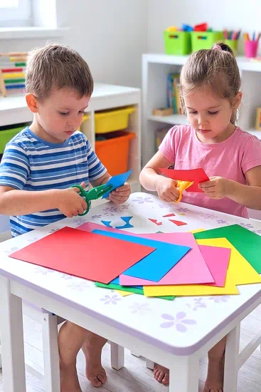 Tijeras escolares infatiles de plastico | Tijeras