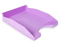 bandejas de escritorio lavanda en papeleris 2 | Bandejas de Escritorio