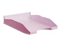 bandejas de escritorio rosa pastel en papeleris 1 | Bandejas de Escritorio