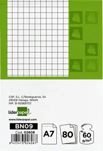 bloc de notas A7 lisos | libretas de bolsillo