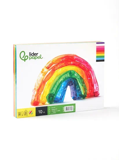 bloc de papel celofan de colores surtidos | papeles para manualidades