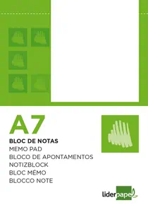 blocs de notas tamano A7 lisas | Cuadernos