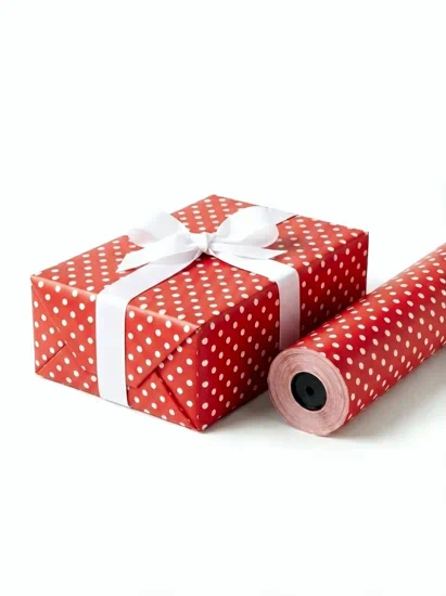 bobinas de papel de regalo con estampados de colores | papel de regalo