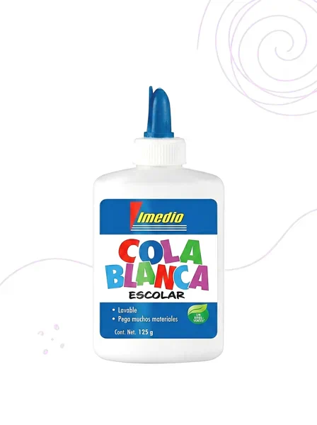 botes cola blanca escolar de 125 gramos | pegamentos escolares