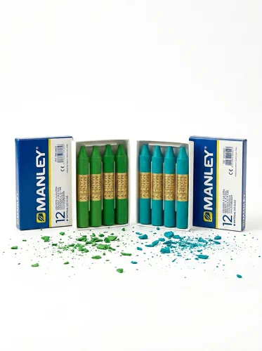 cajas de ceras manley de colores individuales | Ceras
