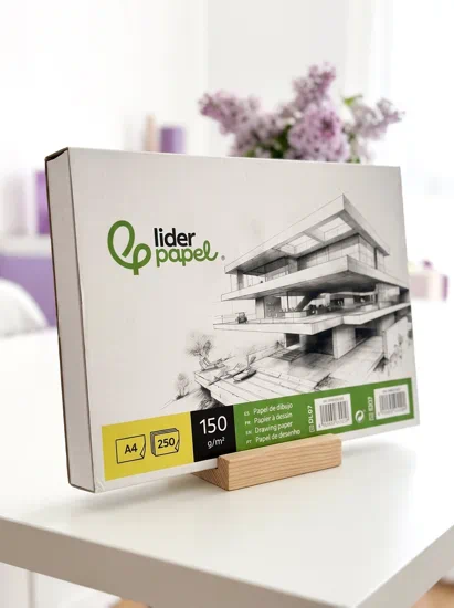 cajas de laminas de dibujo liderpapel de 250 hojas A4 | láminas de dibujo