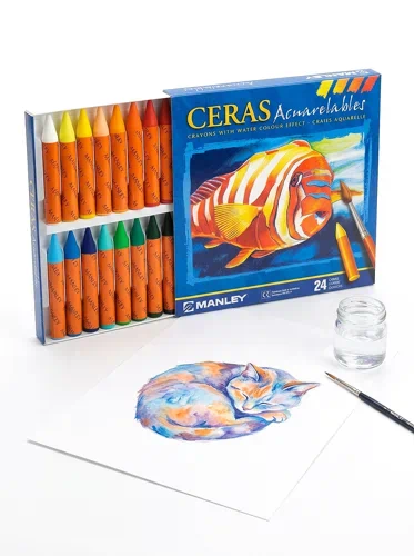 ceras acuarelables Manley | Ceras