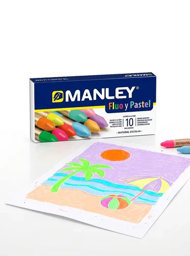 ceras colores fluor y pastel Manley | Ceras