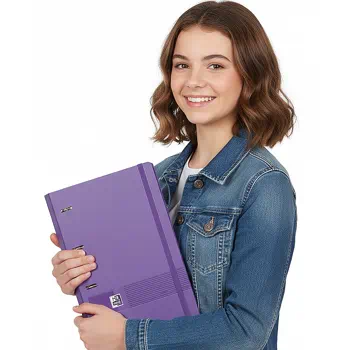 chica adolescente con carpebloc oxford de papeleris 1 | archivadores