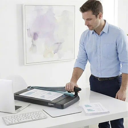 cizallas y guillotinas de palanca para oficina baratas | cizallas para papel