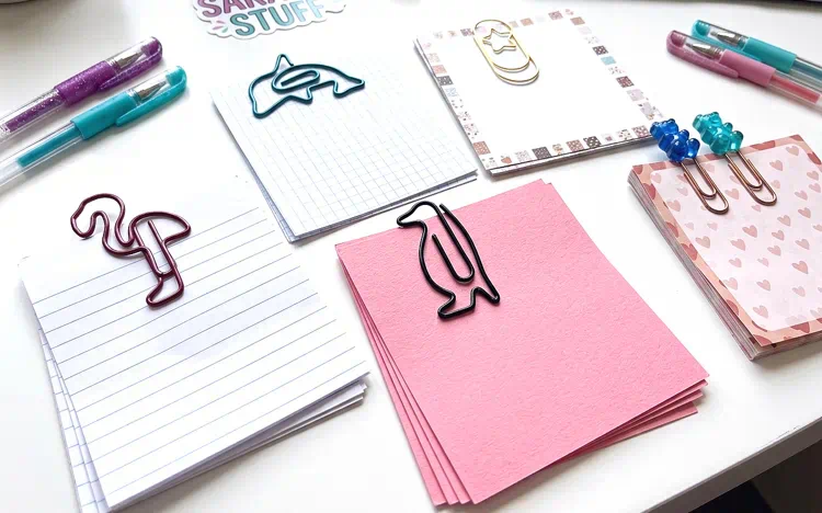 clips decorativos | Papeleris clips decorativos | Material de oficina que se usa para juntar papeles