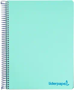 cuaderno A5 Liderpapel tapa de plastico de galeria universitarios | Cuadernos universitarios