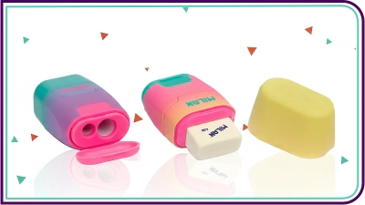 gomas de borrar con sacapuntas | Gomas de borrar