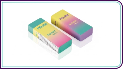 gomas de borrar de colores llamativos | Gomas de borrar