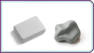 gomas de borrar maleables o moldeables | Gomas de borrar