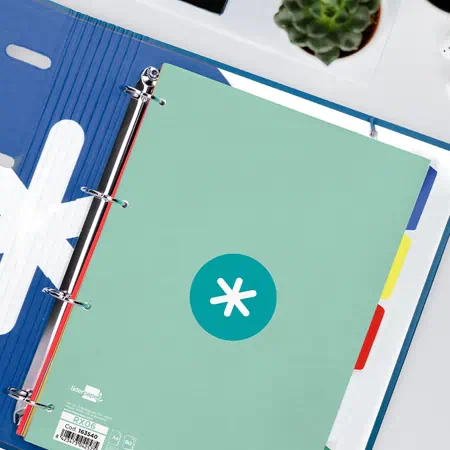 grosores de hojas en archivadores | recambio hojas archivador a4