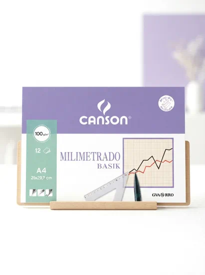 hojas A4 de papel milimetrado Canson | láminas de dibujo