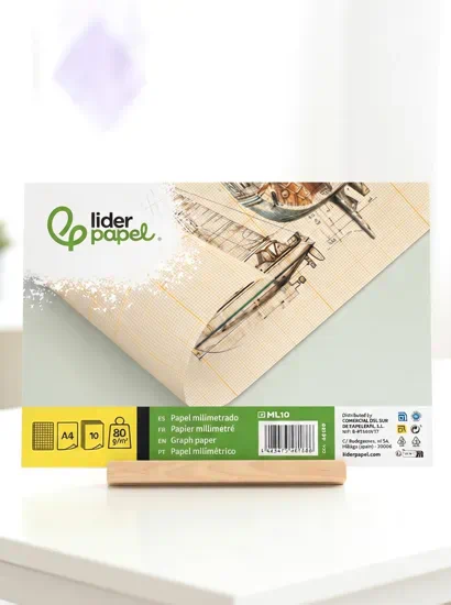 hojas A4 de papel milimetrado liderpapel | láminas de dibujo