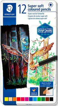 lapices de colores profesionales staedtler super blandos | lápices de colores de dibujo