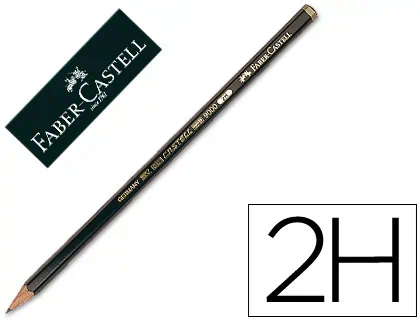 lapiz Faber Castell 2H para carpinteros precisos | láminas de dibujo