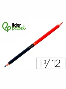 lapiz bicolor de albanil fino liderpapel | lápiz de carpintero