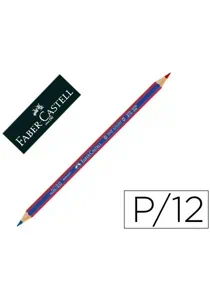 lapiz bicolor fino escolar faber castell | lápices de escribir