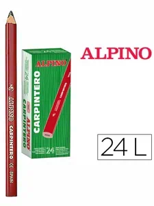 lapiz carpintero de alpino caja de 24 unidades | lápices