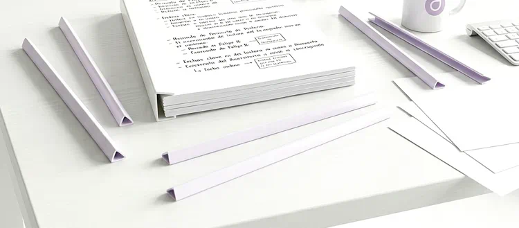 listones o lomeras para juntar hojas rapidamente por presion | Papeleris listones o lomeras para juntar hojas rapidamente por presion | Material de oficina que se usa para juntar papeles