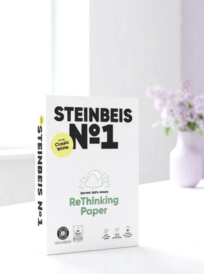 papel A4 de 80 gs reciclado steinbeis n1 | papel para impresora