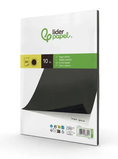 paquetes de 10 hojas de papel carbon A4 | papeles especiales