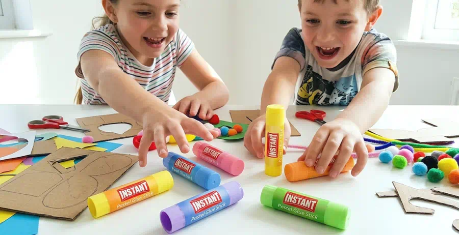 pegamentos de barra de colores | pegamentos escolares