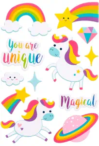 pegatinas infantiles unicornios | comprar etiquetas