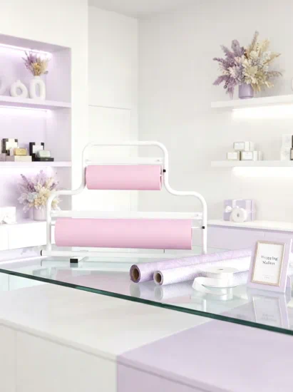 portarrollos profesional para papel kraft de regalos de mostrador | papel kraft