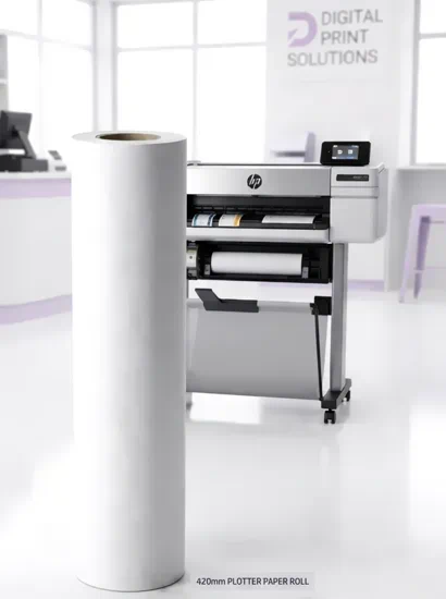 rollo papel bond para planos para plotter de 42 cm 80 g | papel para plotter